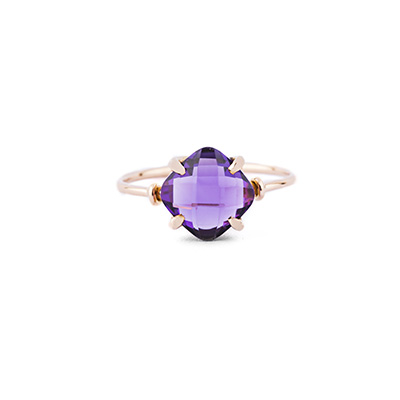 Anello Ametista - Oro